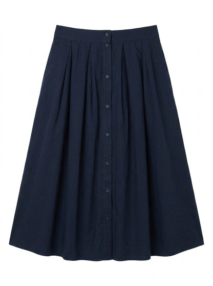 Jupe midi bleu nuit Esme Studios Taille S/M/L Seconde main CoClo femmes