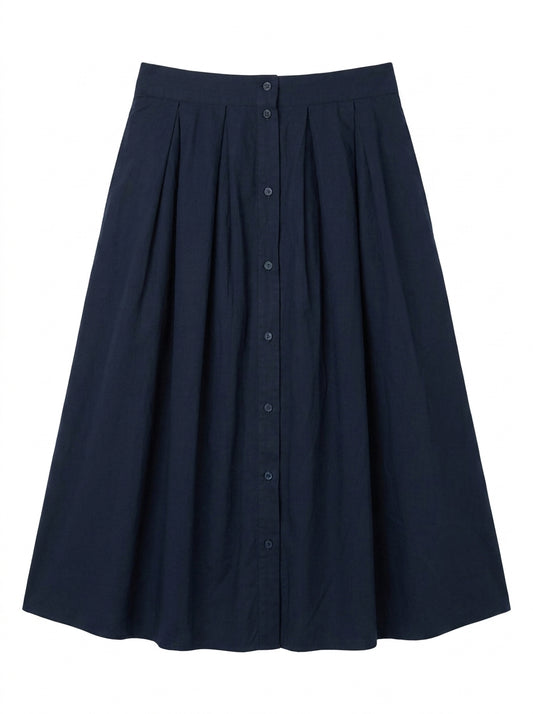 Jupe midi bleu nuit Esme Studios Taille S/M/L Seconde main CoClo femmes