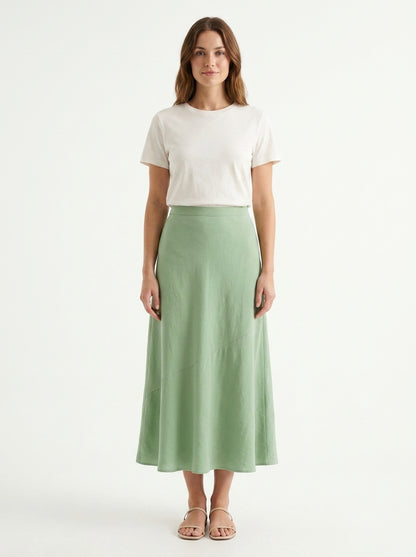 Jupe midi vert Armedangels Seconde main CoClo femmes