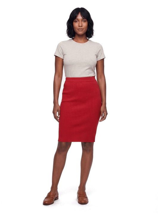 Jupe orange taille 36 Dona Dura Seconde main CoClo Femme