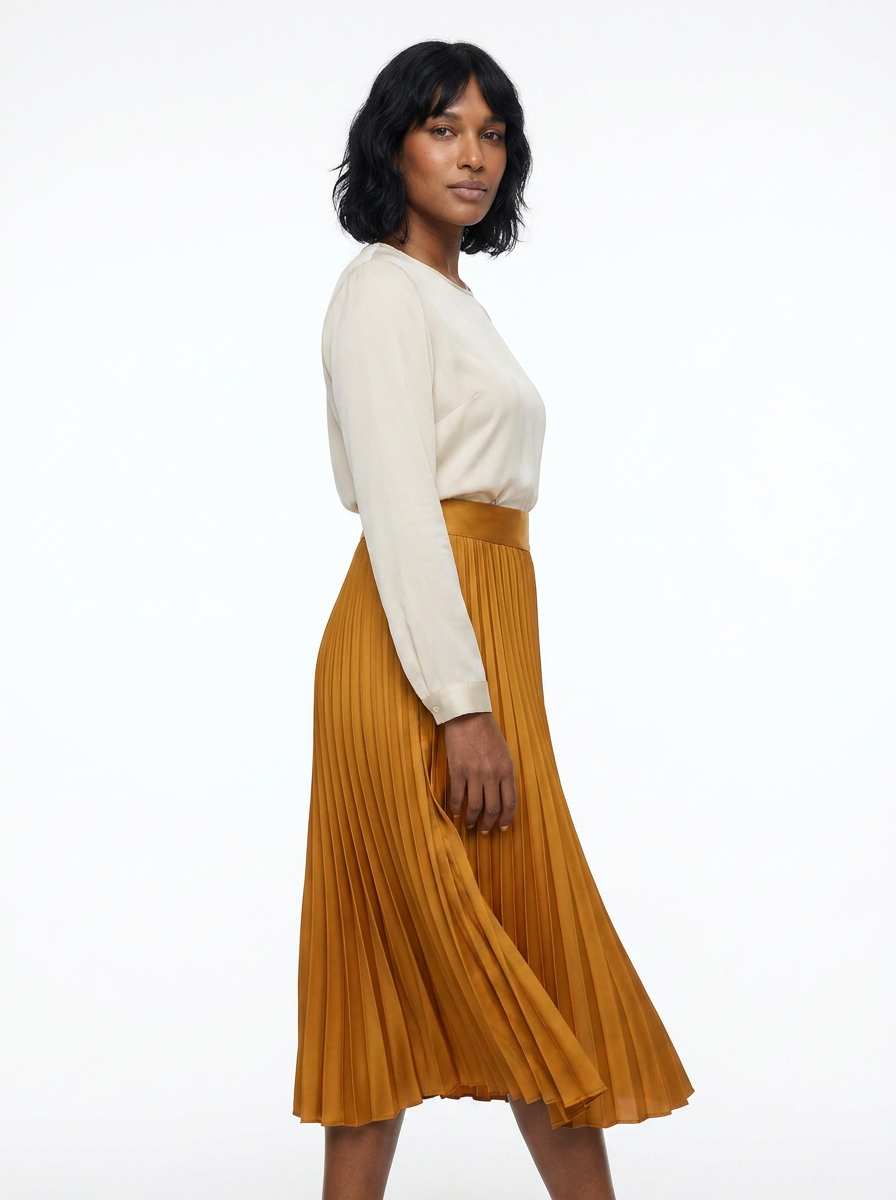 Jupe sezane ocre taille 42 Seconde main CoClo Femmes