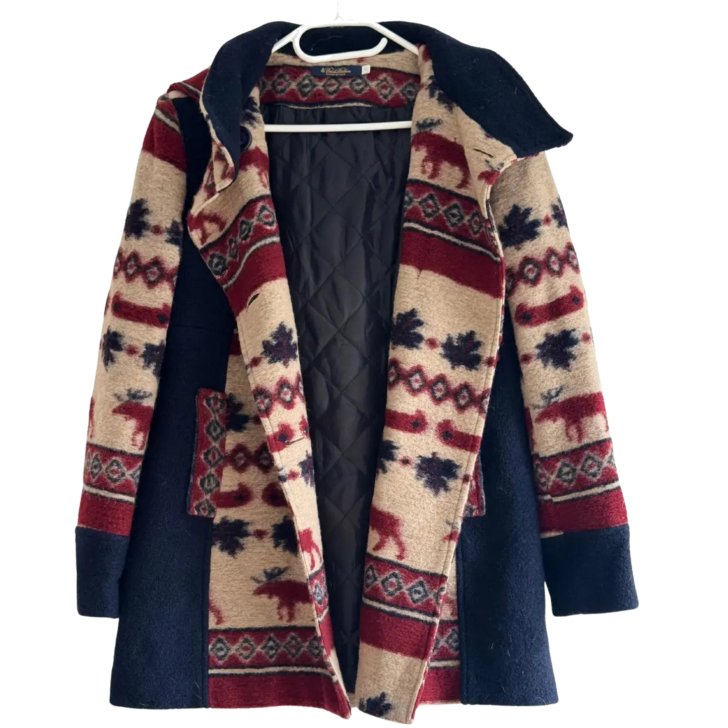 Manteau Imprimé Taille 38 Brooks Brother Seconde main CoClo Femmes