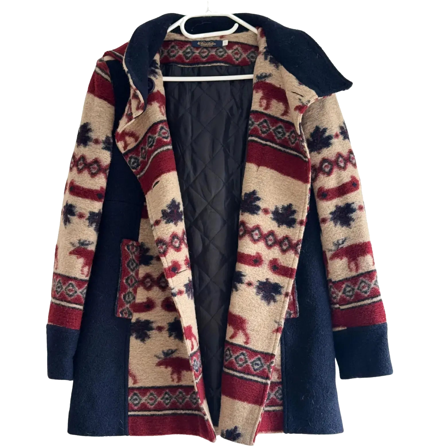 Manteau Imprimé Taille 38 Brooks Brother Seconde main CoClo Femmes