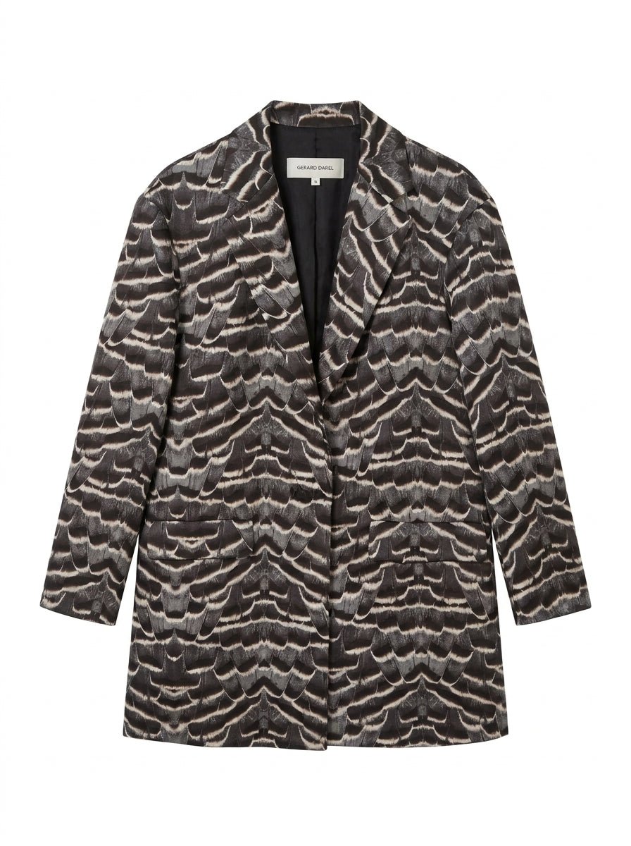 Manteau taille 38 imprime Gerard Darel Seconde main CoClo femmes