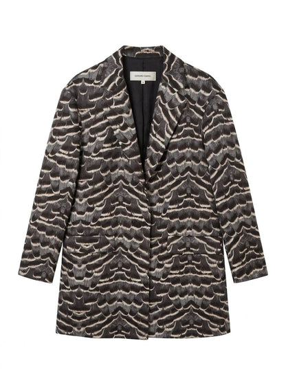 Manteau taille 38 imprime Gerard Darel Seconde main CoClo femmes