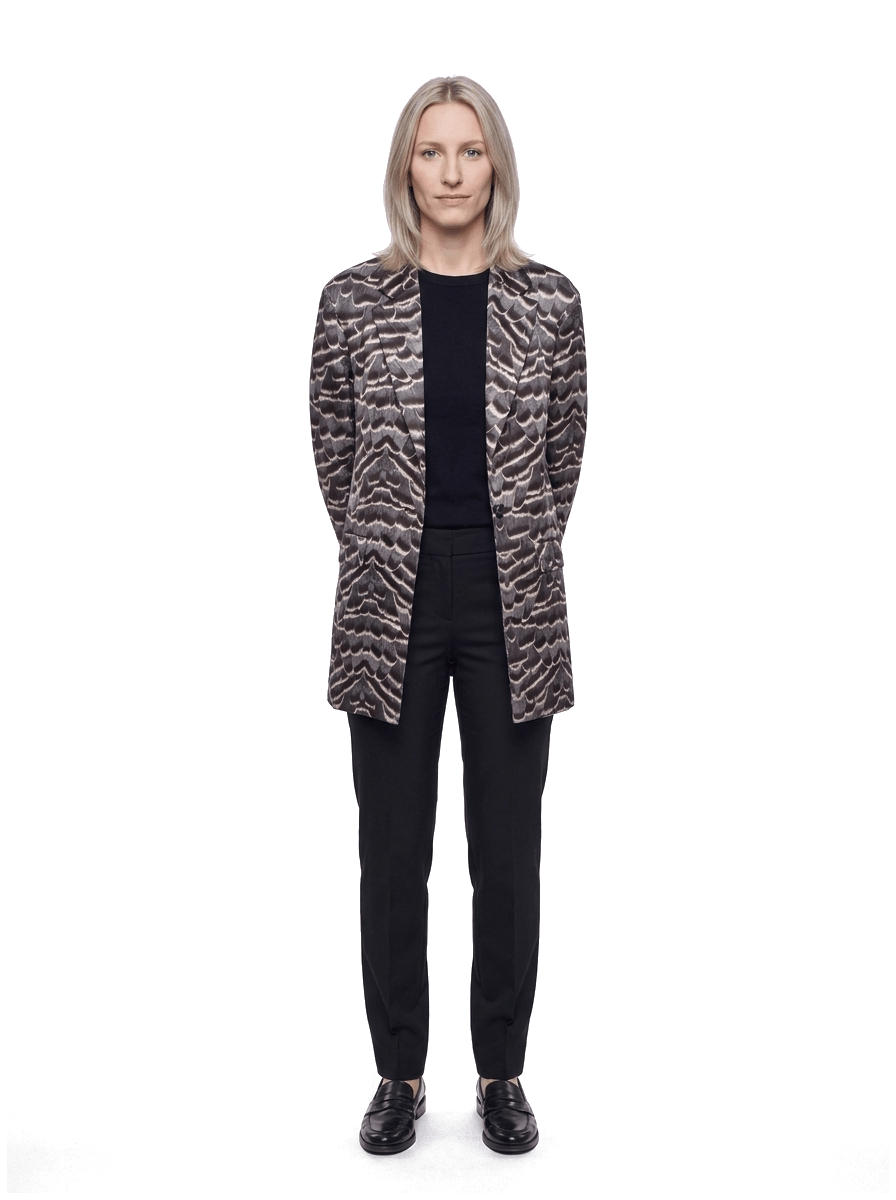 Manteau taille 38 imprime Gerard Darel Seconde main CoClo femmes