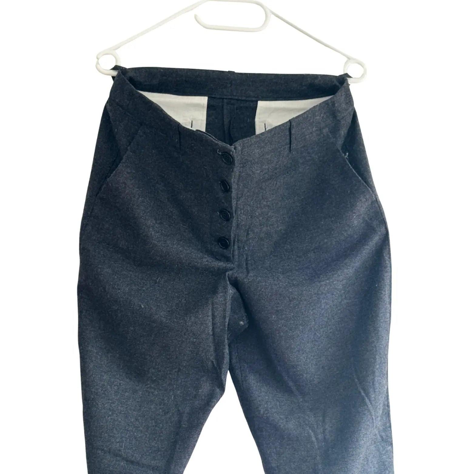 Pantalon cigarette gris - Taille 3/L Rue Blanche