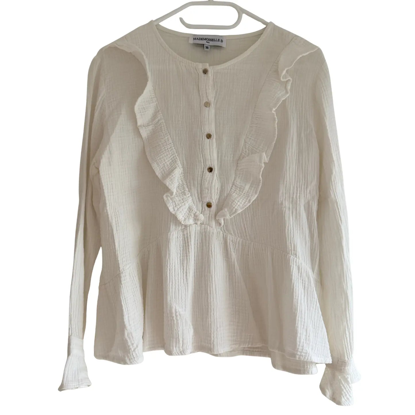 Chemise blanche - Taille S/36 Mademoiselle D