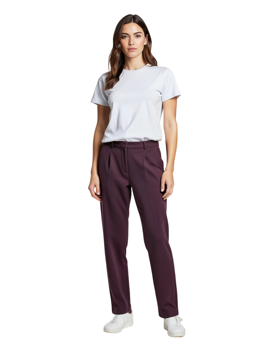 Pantalon_Aubergine_-_Taille_3_L_-_Bellerose_CoClo Seconde main _Femmes