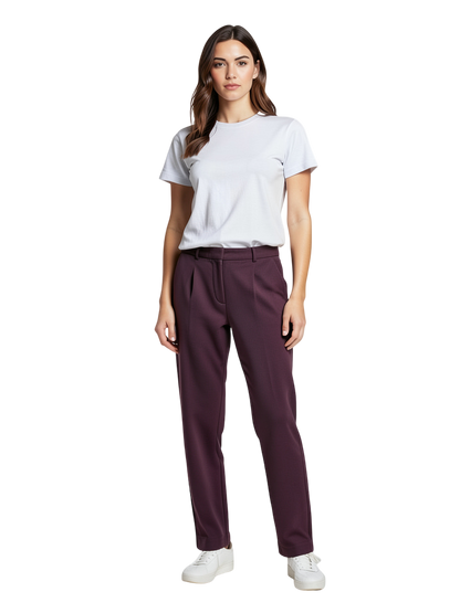 Pantalon_Aubergine_-_Taille_3_L_-_Bellerose_CoClo Seconde main _Femmes