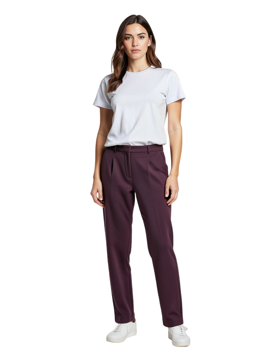 Pantalon_Aubergine_-_Taille_3_L_-_Bellerose_CoClo Seconde main _Femmes