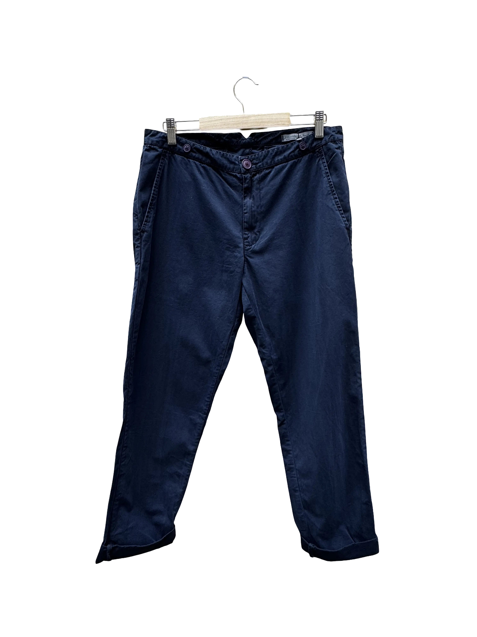 Pantalon Bleu Marine Taille 2/M Bellerose Seconde main CoClo Femmes