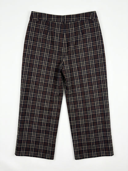 Pantalon Taille 38 carreaux marron River Wood Seconde main CoClo femmes