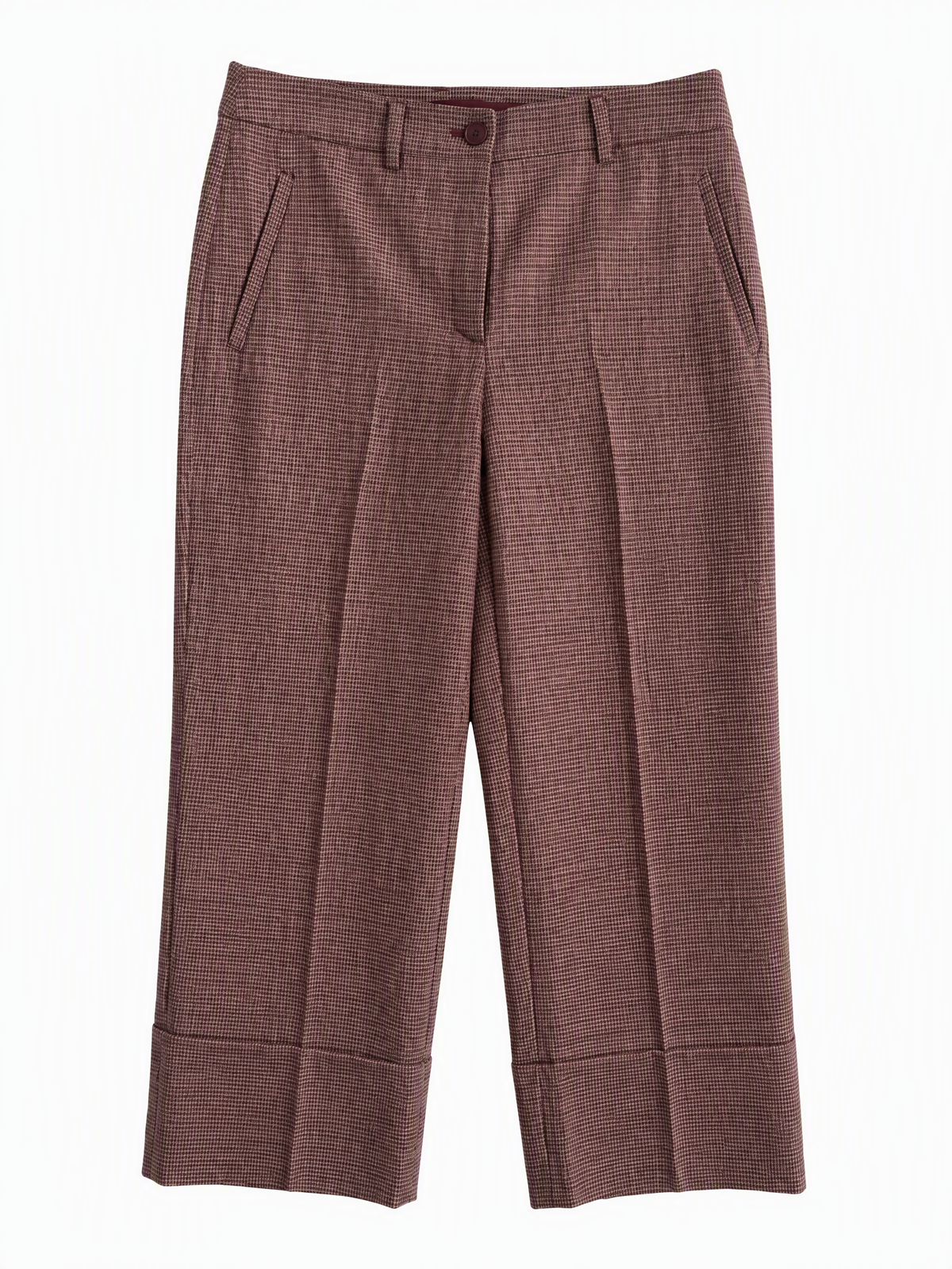 Pantalon Taille 38 carreaux rouge River Wood Seconde main CoClo femmes