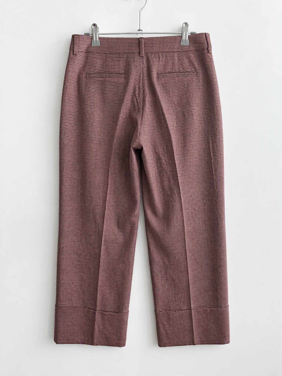 Pantalon Taille 38 carreaux rouge River Wood Seconde main CoClo Femmes