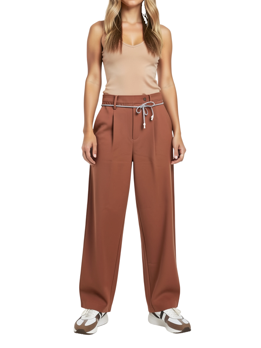 Pantalon Terracotta - Taille 3/L Rue Blanche CoClo Seconde main femmes