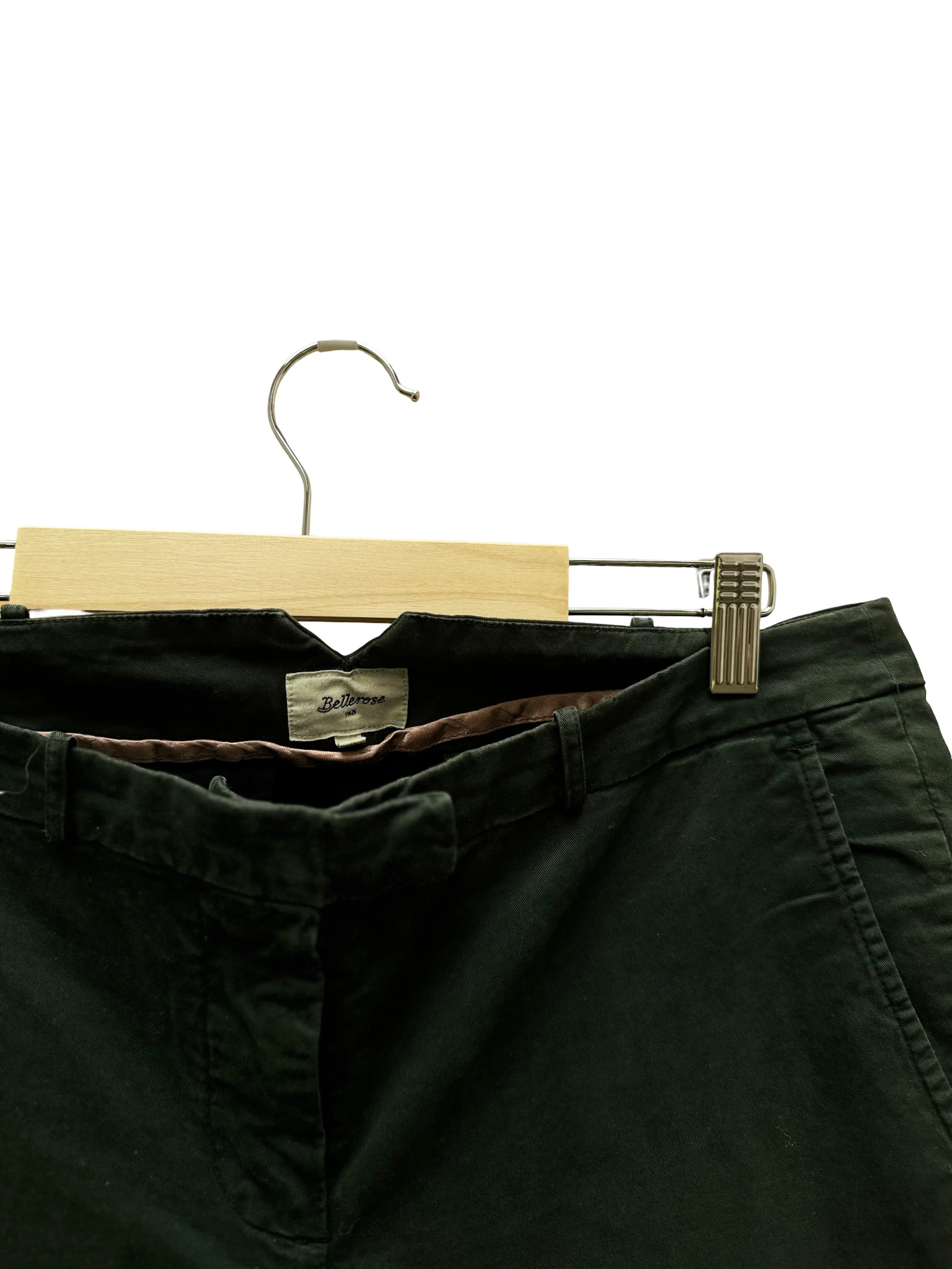 Pantalon Vert Bouteille Taille 3/L Bellerose Seconde main CoClo Femmes