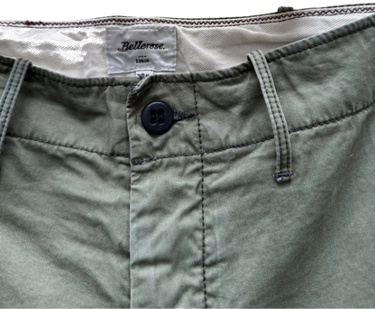 Pantalon Vert Kaki Taille 3/L Bellerose Seconde main CoClo Femmes