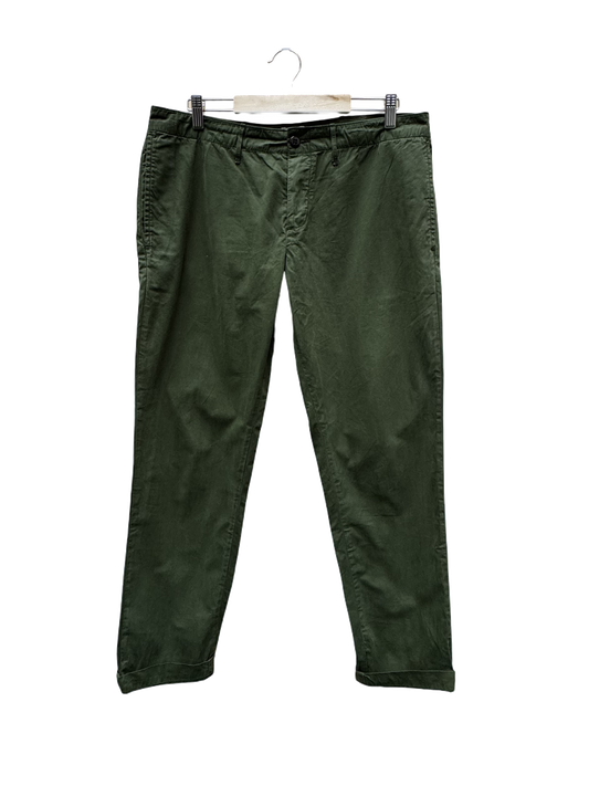 Pantalon Vert Olive Taille 3/L Bellerose Seconde main CoClo Femmes