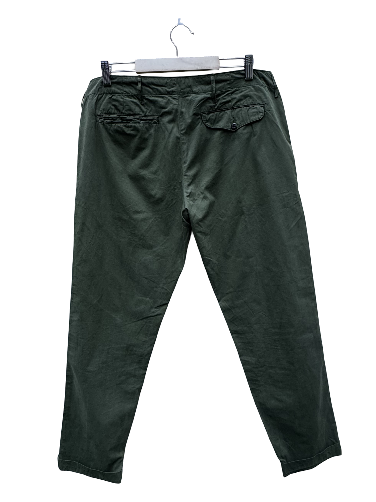 Pantalon Vert Olive Taille 3/L Bellerose Seconde main CoClo Femmes