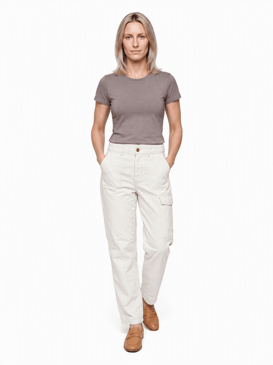 Pantalon blanc taille 38 Essentiel Antwerp Seconde main CoClo femmes