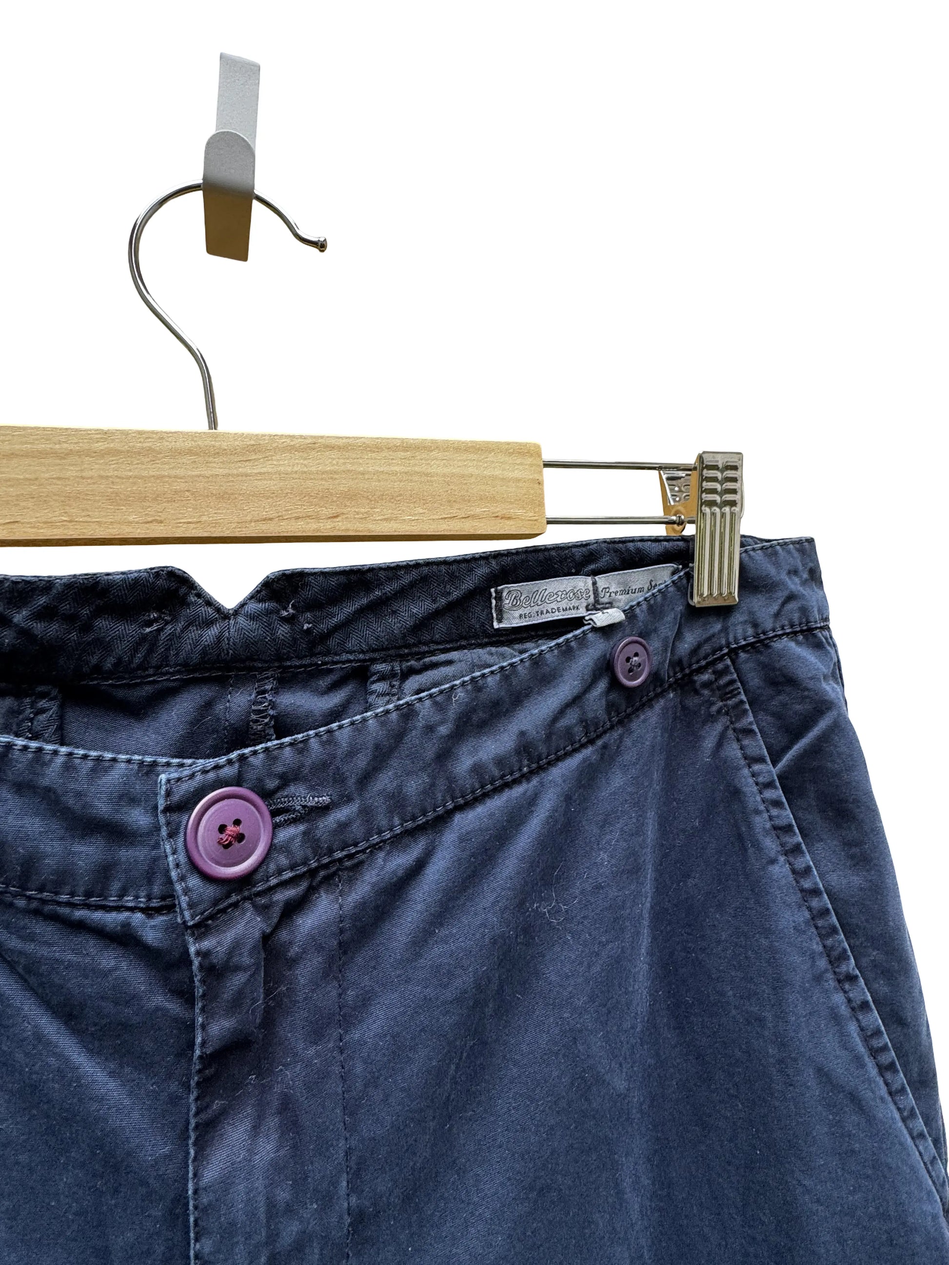 Pantalon bleu marine Taille 2/M seconde main femme