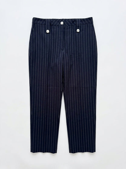 Pantalon bleu raye taille 36 Dona Dura Seconde main CoClo Femmes