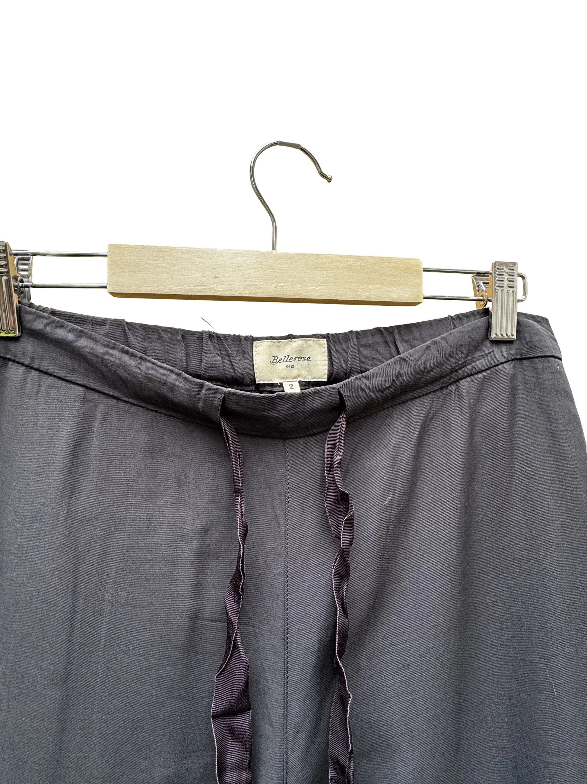 Pantalon noir droit Taille 2/M seconde main femme