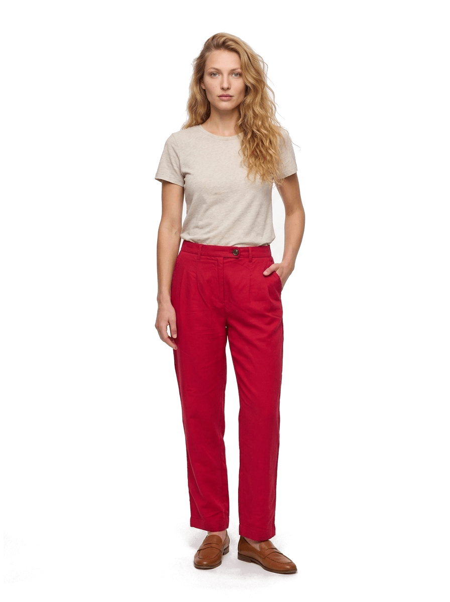 Pantalon rouge taille XS American Vintage Seconde main CoClo Femmes