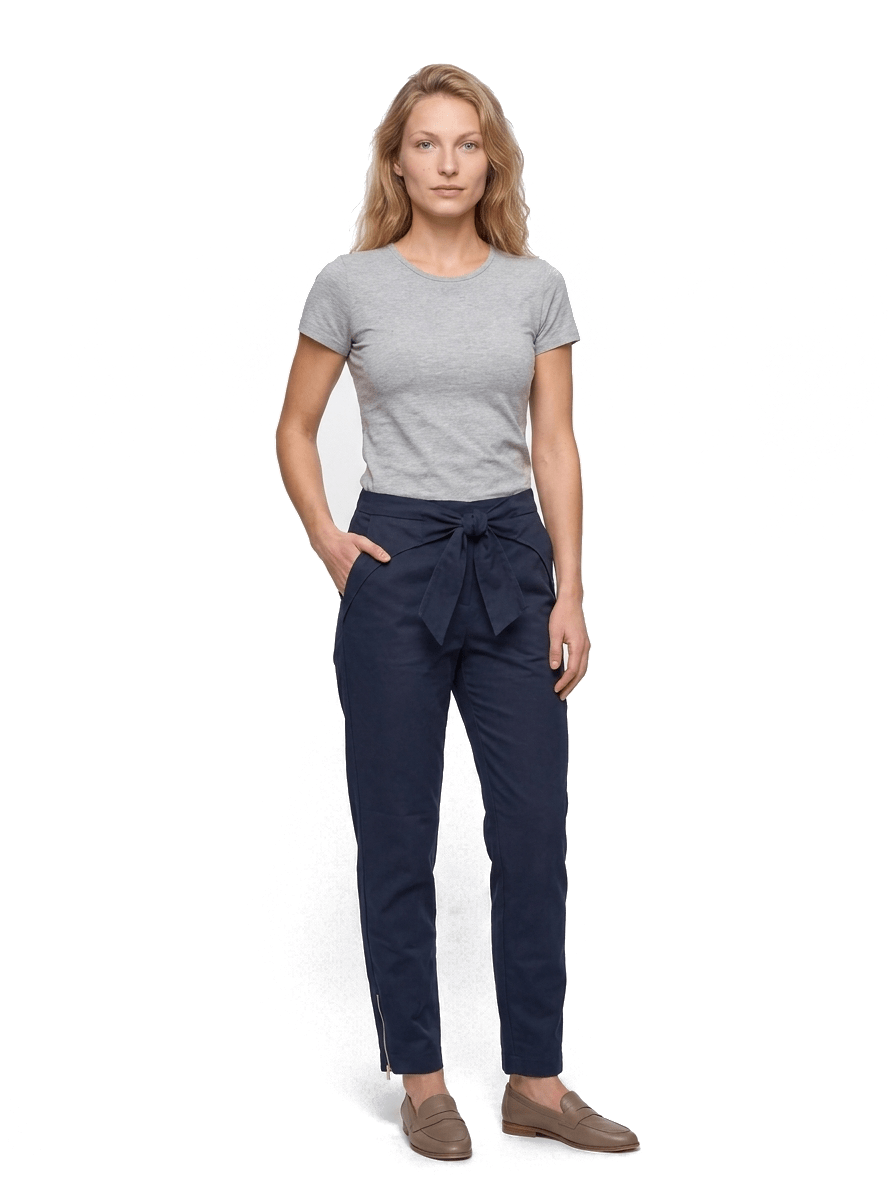 Pantalon taille 2 bleu marine Ted Baker Seconde main CoClo Femmes