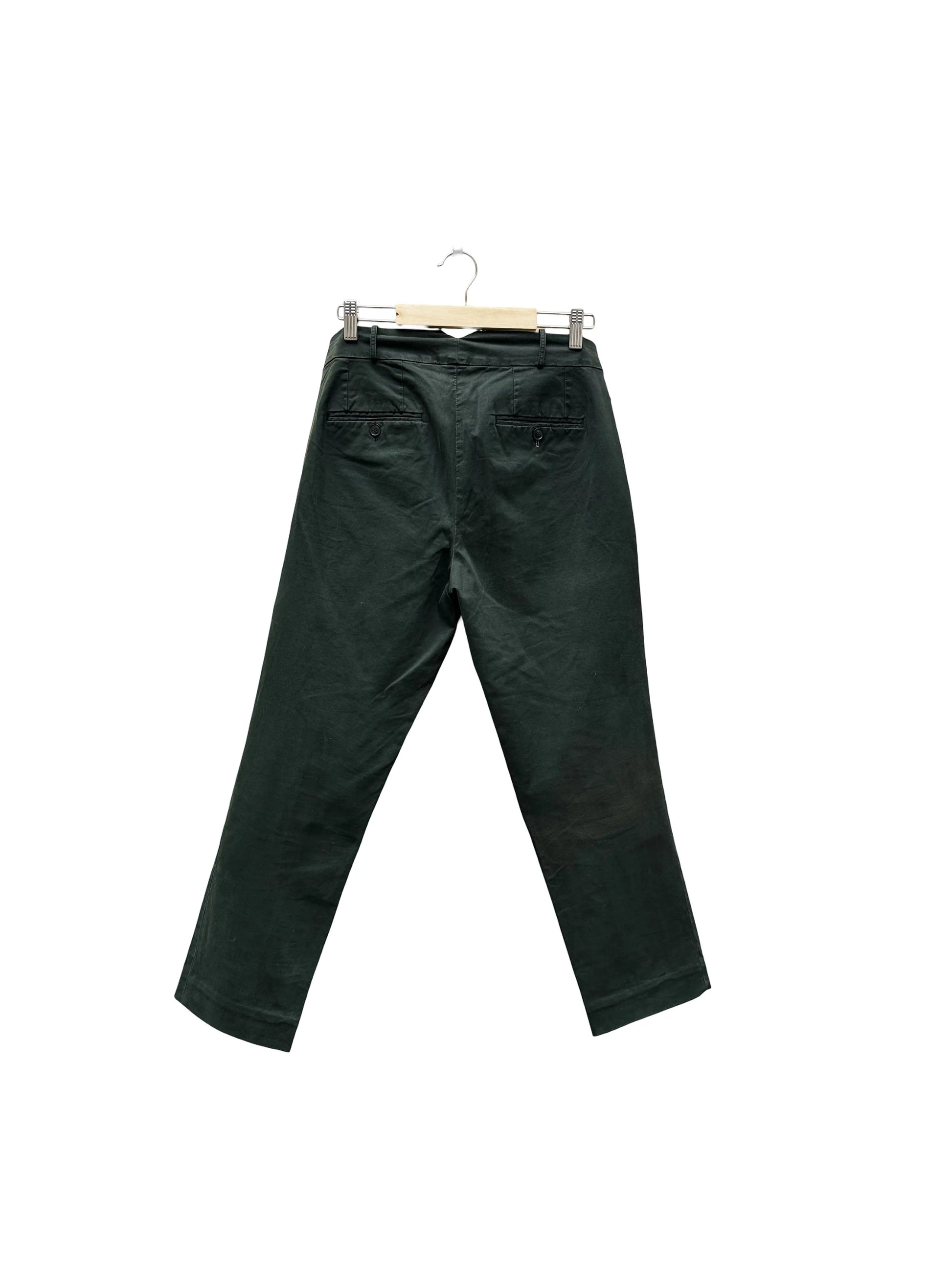 Pantalon vert bouteille Taille 3/L seconde main femme