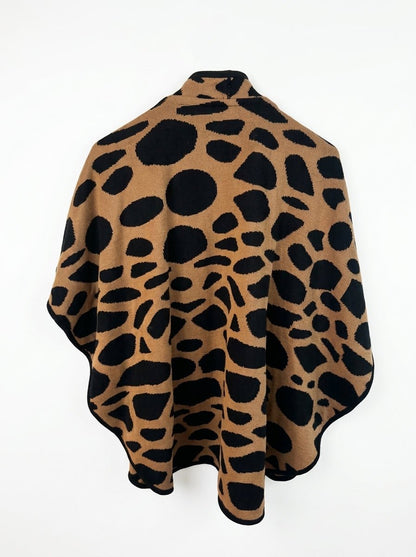 Poncho imprime taille 36 Dona Dura Seconde main CoClo Femmes