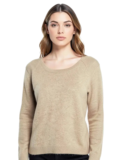 Pull Beige Taille 2/M American Vintage Seconde main CoClo Femmes