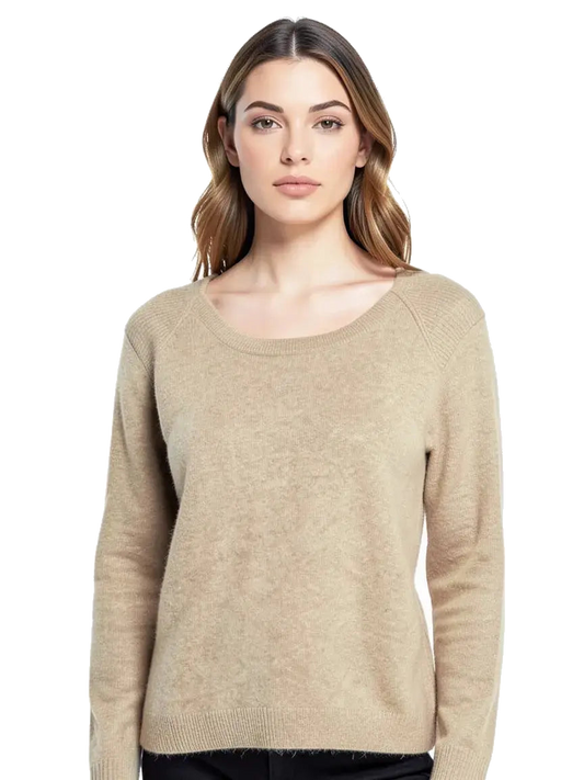 Pull Beige Taille 2/M American Vintage Seconde main CoClo Femmes