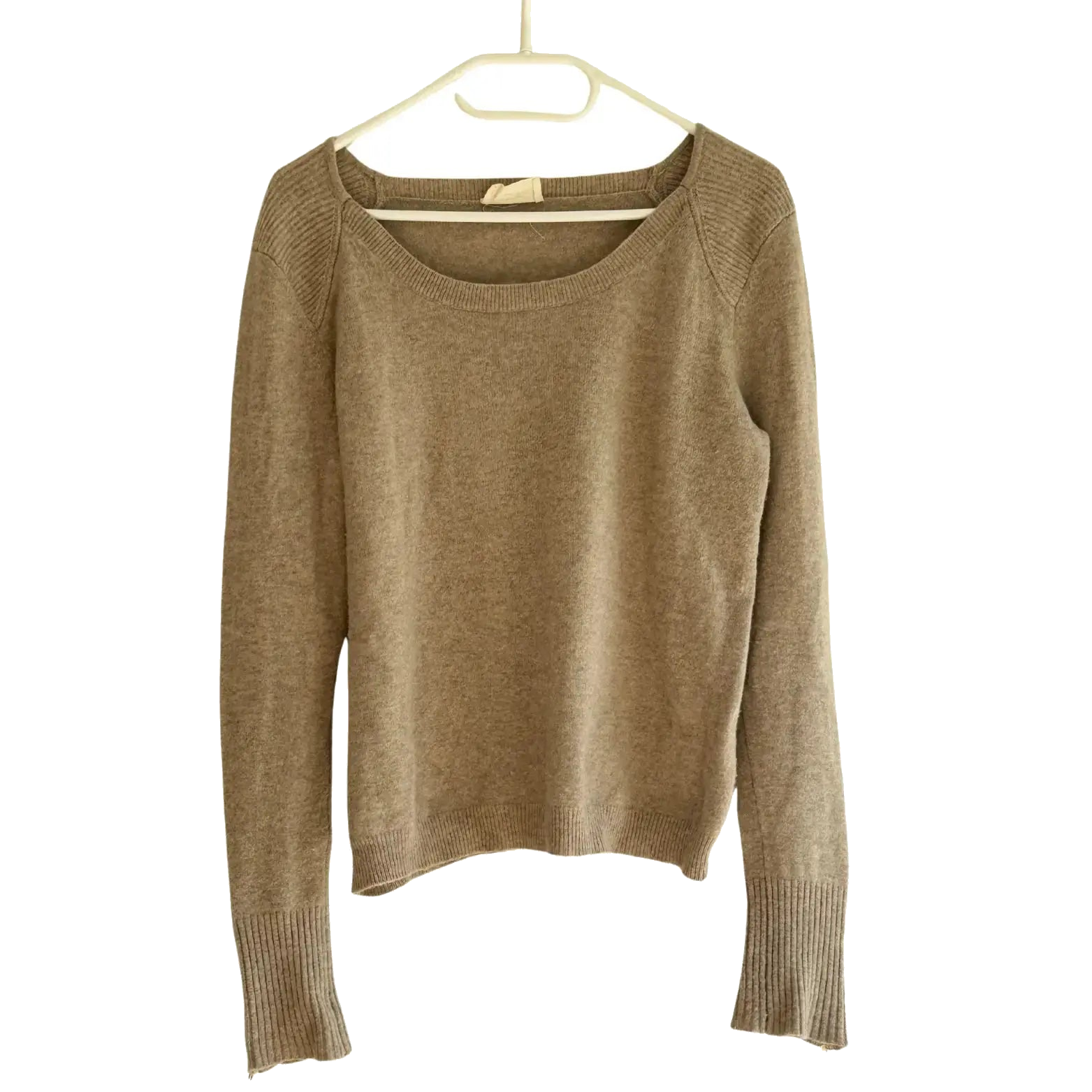 Pull Beige Taille 2/M American Vintage Seconde main CoClo Femmes
