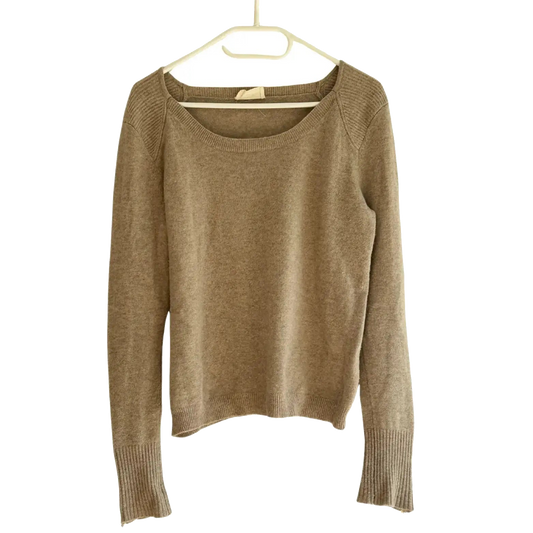 Pull Beige Taille 2/M American Vintage Seconde main CoClo Femmes