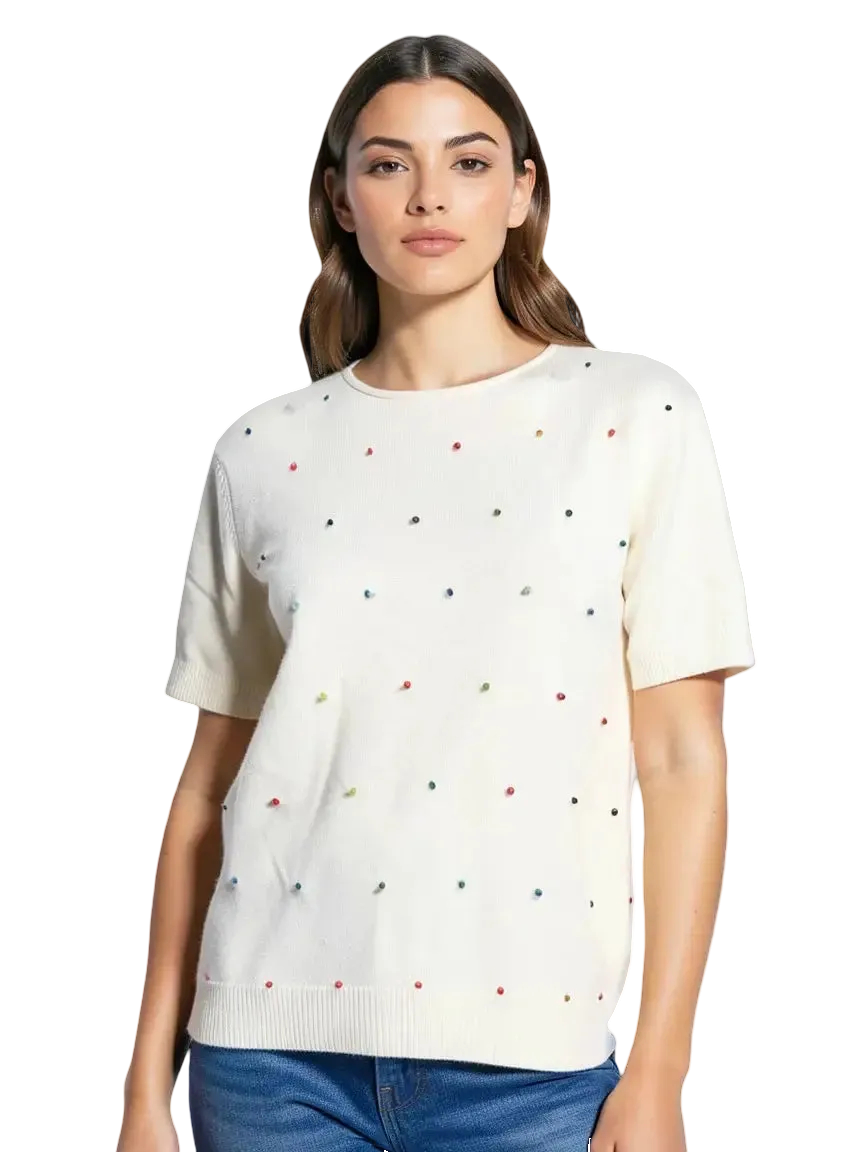 Pull Blanc Taille S Komono London CoClo Seconde main Femmes