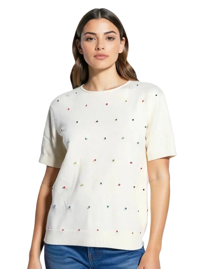 Pull Blanc Taille S Komono London CoClo Seconde main Femmes