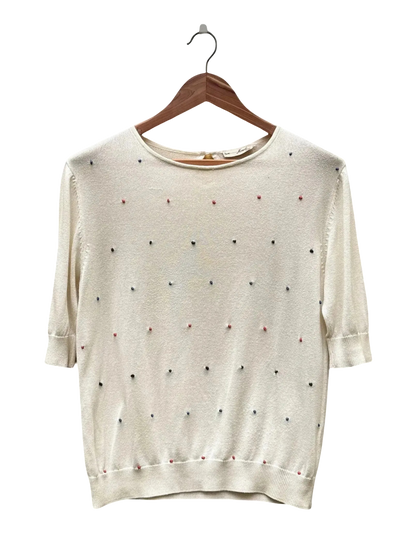 Pull Blanc Taille S Komono London CoClo Seconde main Femmes