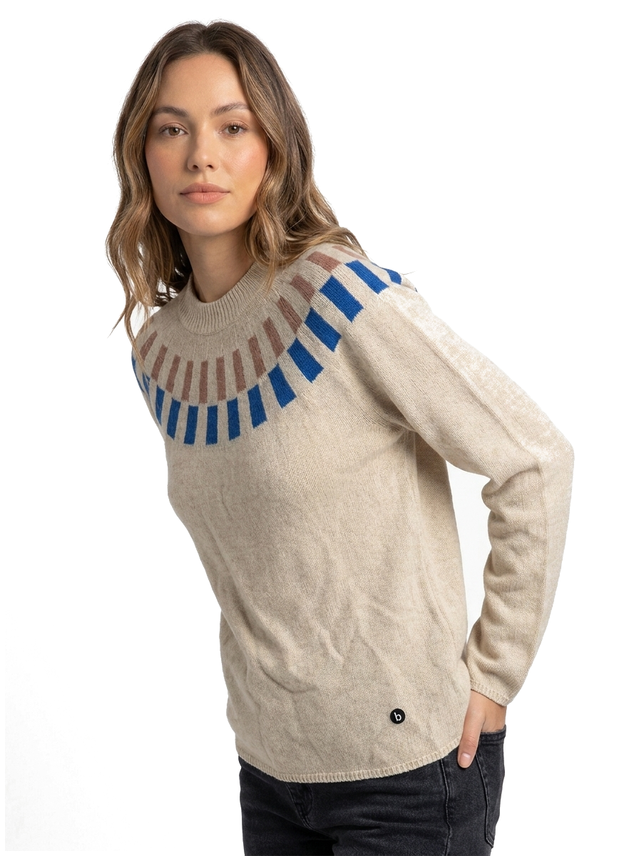 Pull Brava beige Taille S Seconde main CoClo Femmes