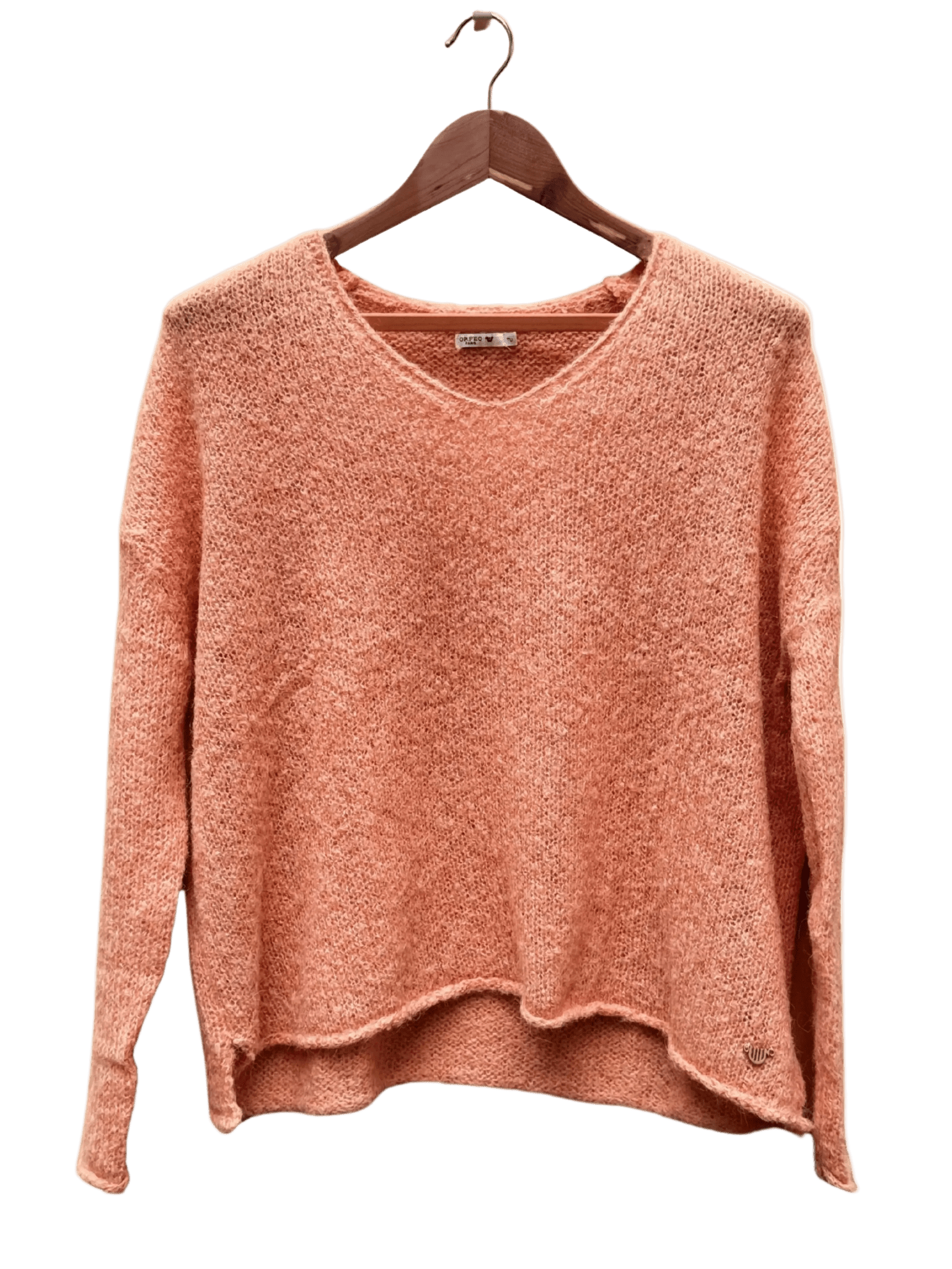 Pull Orange Taille Unique Orfeo Paris CoClo Seconde main femmes