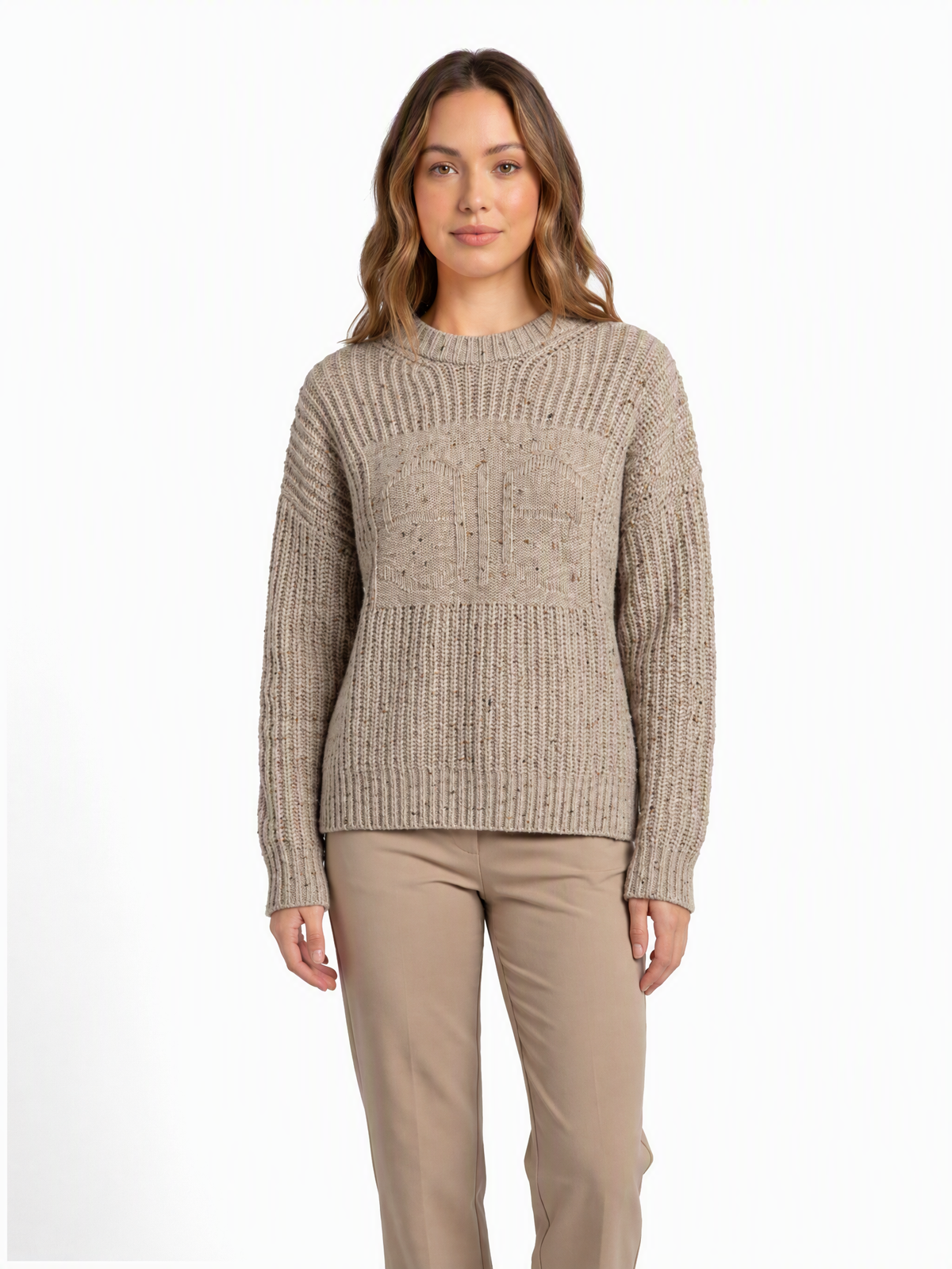 Pull beige Esme Studios taille S/L Seconde main CoClo Femmes