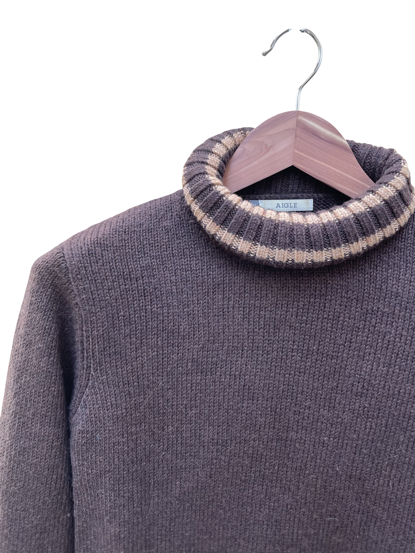 Pull marron - Taille M Aigle CoClo seconde main femmes