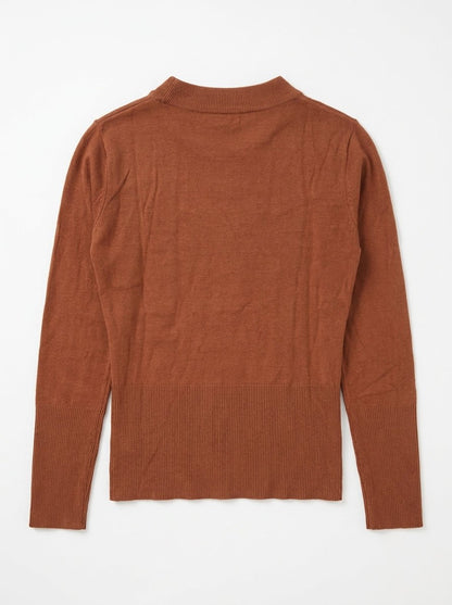 Pull marron Dona Dura taille 38 Seconde main CoClo Femmes