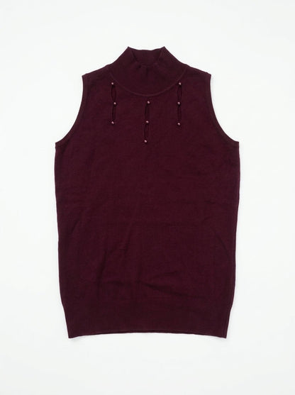 Pull sans manche Bordeaux Taille 36 Dona Dura Seconde main CoClo Femmes