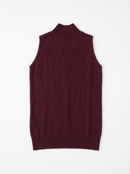 Pull sans manche Bordeaux Taille 36 Dona Dura Seconde main CoClo Femmes