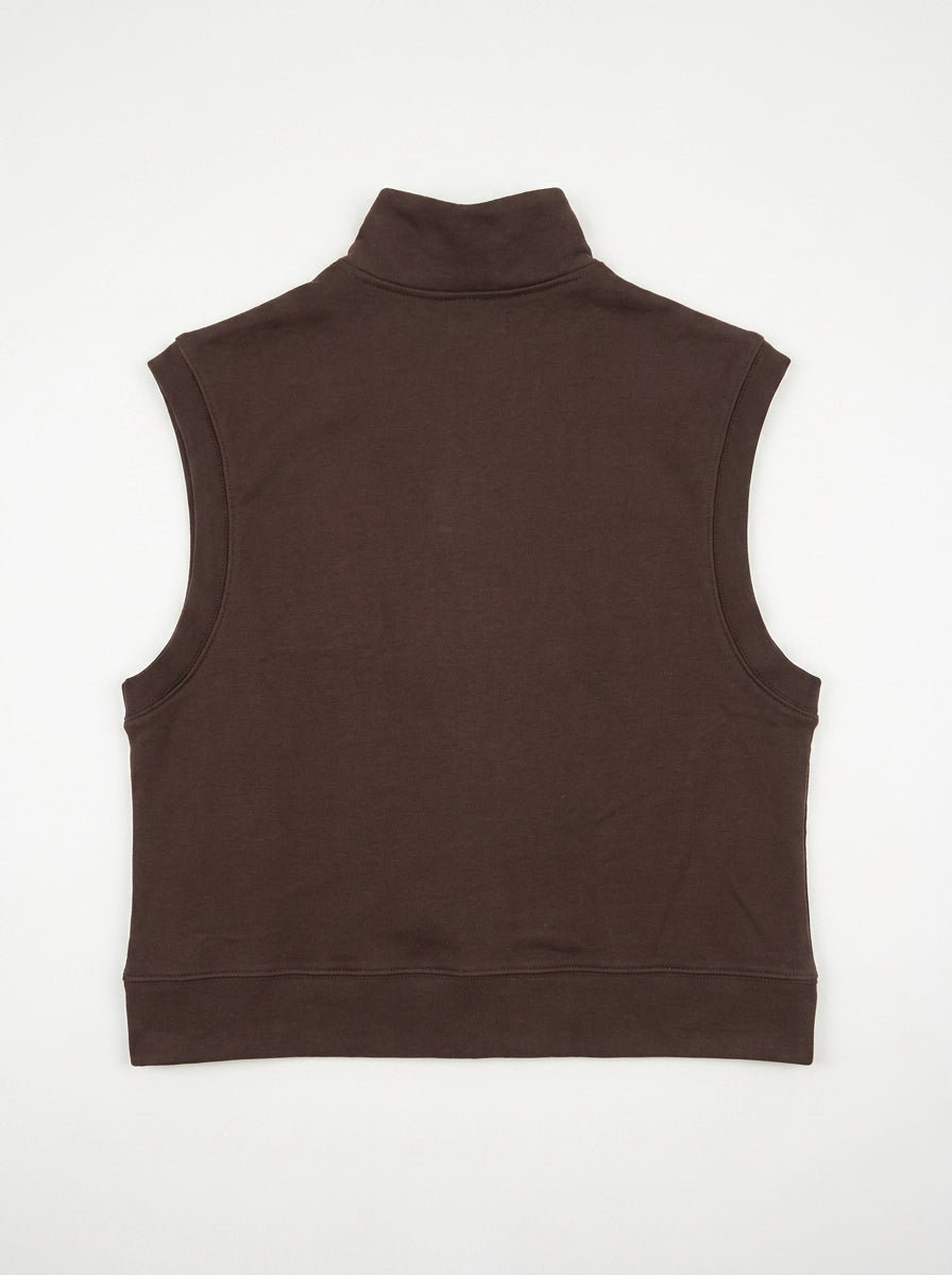 Pull sans manche marron Esme Studios taille M seconde main CoClo femmes
