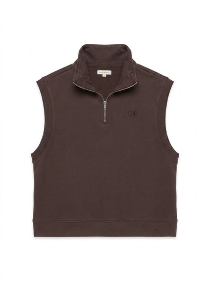 Pull sans manche marron Esme Studios taille M seconde main CoClo femmes