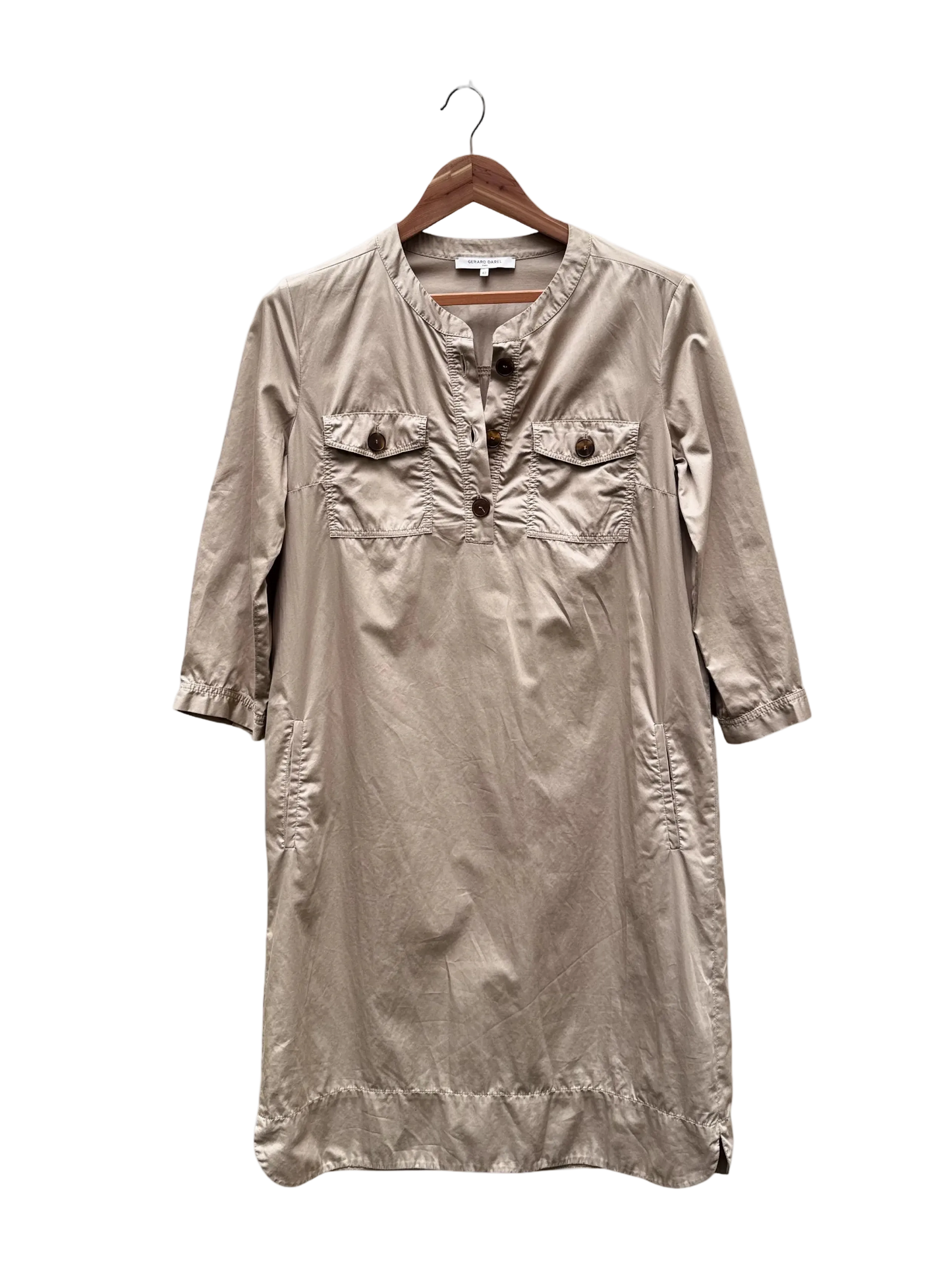 Robe Beige Taille 40 Gerard Darel CoClo Seconde main femmes