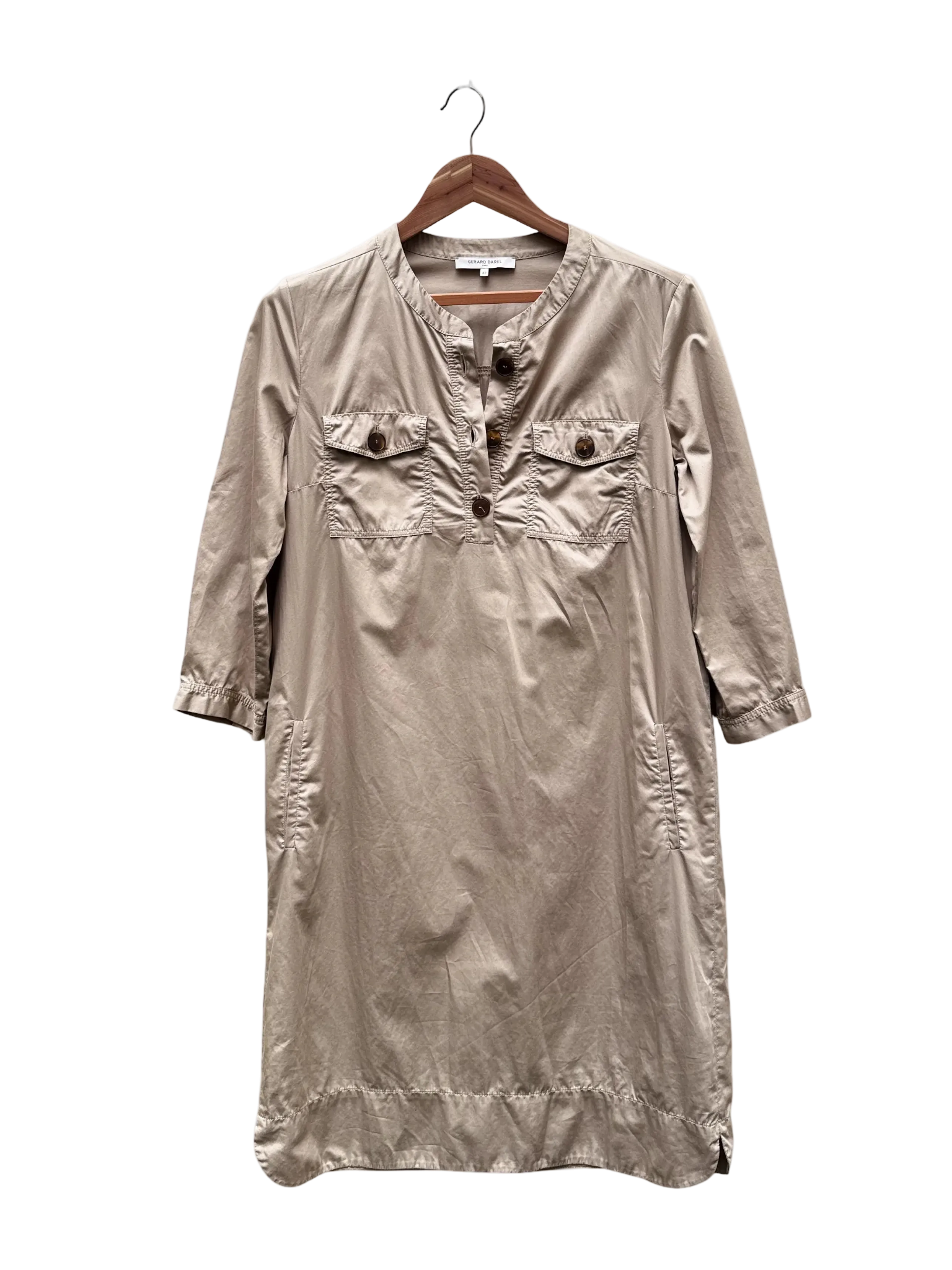Robe Beige Taille 40 Gerard Darel CoClo Seconde main femmes